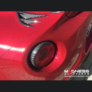 Alfa Romeo 4C Carbon Fiber Tail Light Trim Set 